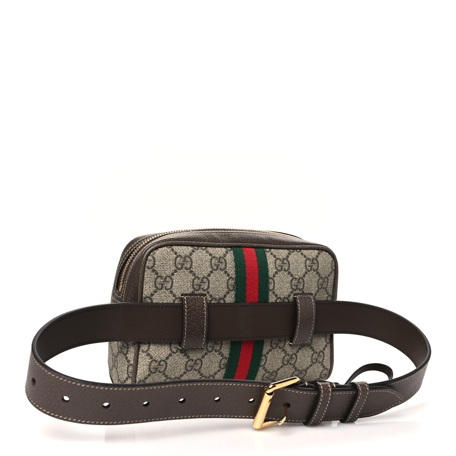 Gucci GG Supreme Monogram Small Ophidia Belt Bag 65 26 Dark Brown 3 of 10