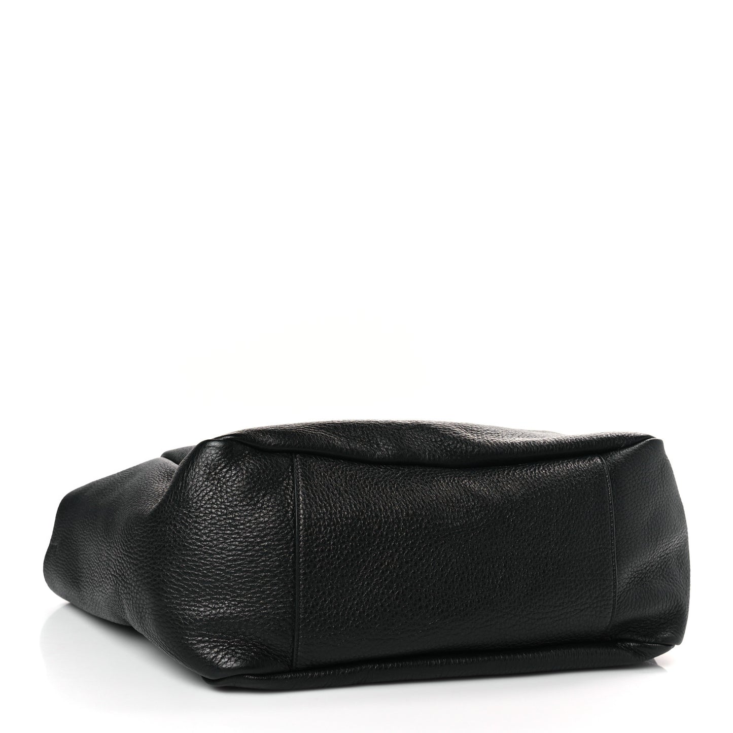 Grained Deerskin Bea Tote Black