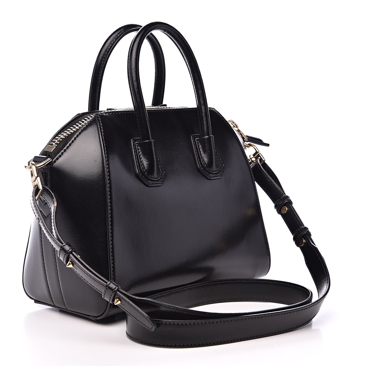 Givenchy Shiny Lord Calfskin Mini Antigona Black 3 of 9