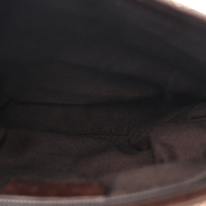 Gucci Monogram Waist Pouch Bag Dark Brown 5 of 10