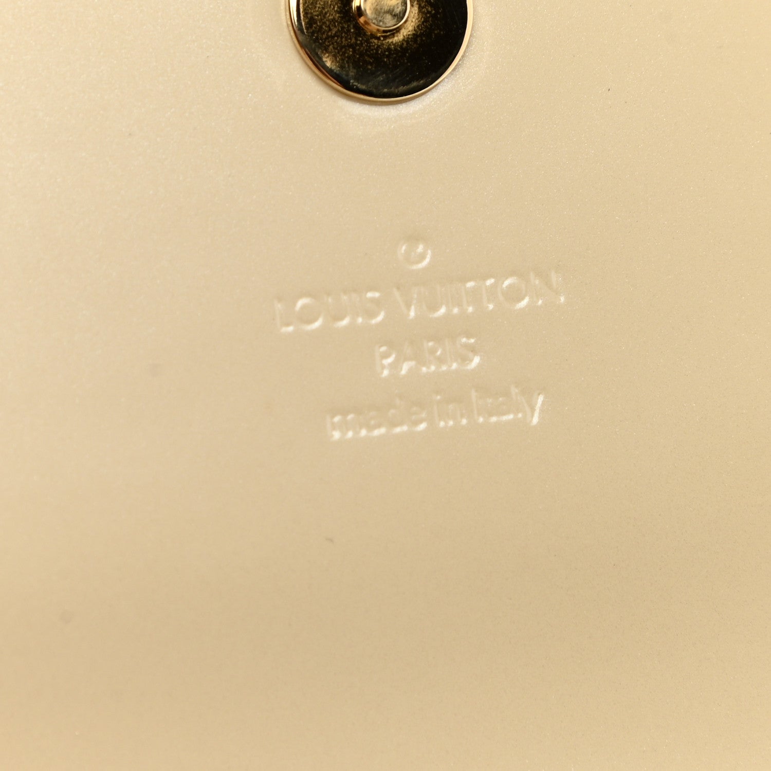 Louis Vuitton Patent Sobe Clutch Blanc Corail 6 of 7