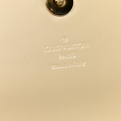 Louis Vuitton Patent Sobe Clutch Blanc Corail 6 of 7