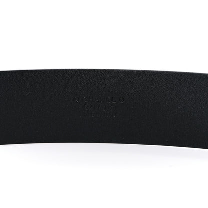 Chanel Calfskin Metal Beaded CC Belt 80 32 Black 3 of 6