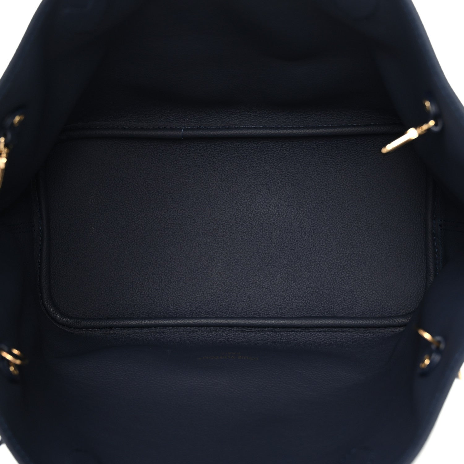 Louis Vuitton Monogram Calfskin Neo Neverfull Inside Out MM Navy 10 of 18