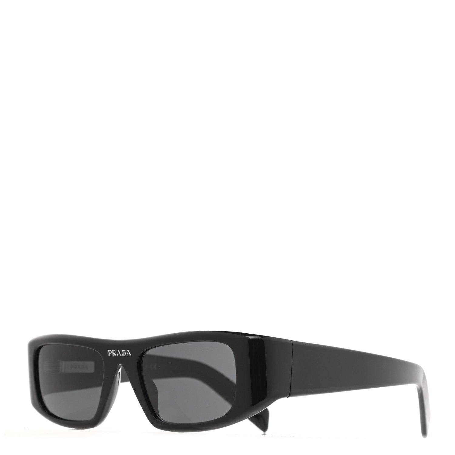 Prada Acetate Sunglasses SPR 20W Black 1 of 8