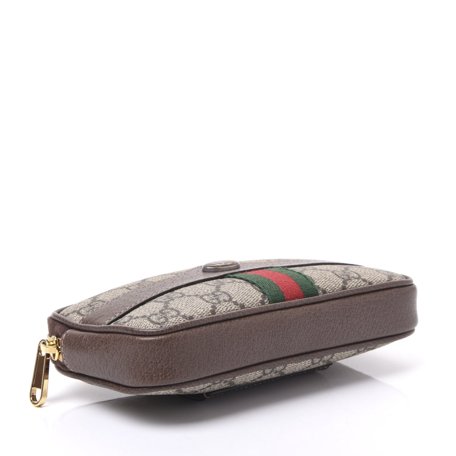 Gucci GG Supreme Monogram Ophidia Belted iPhone Case 85 34 Dark Brown 3 of 8
