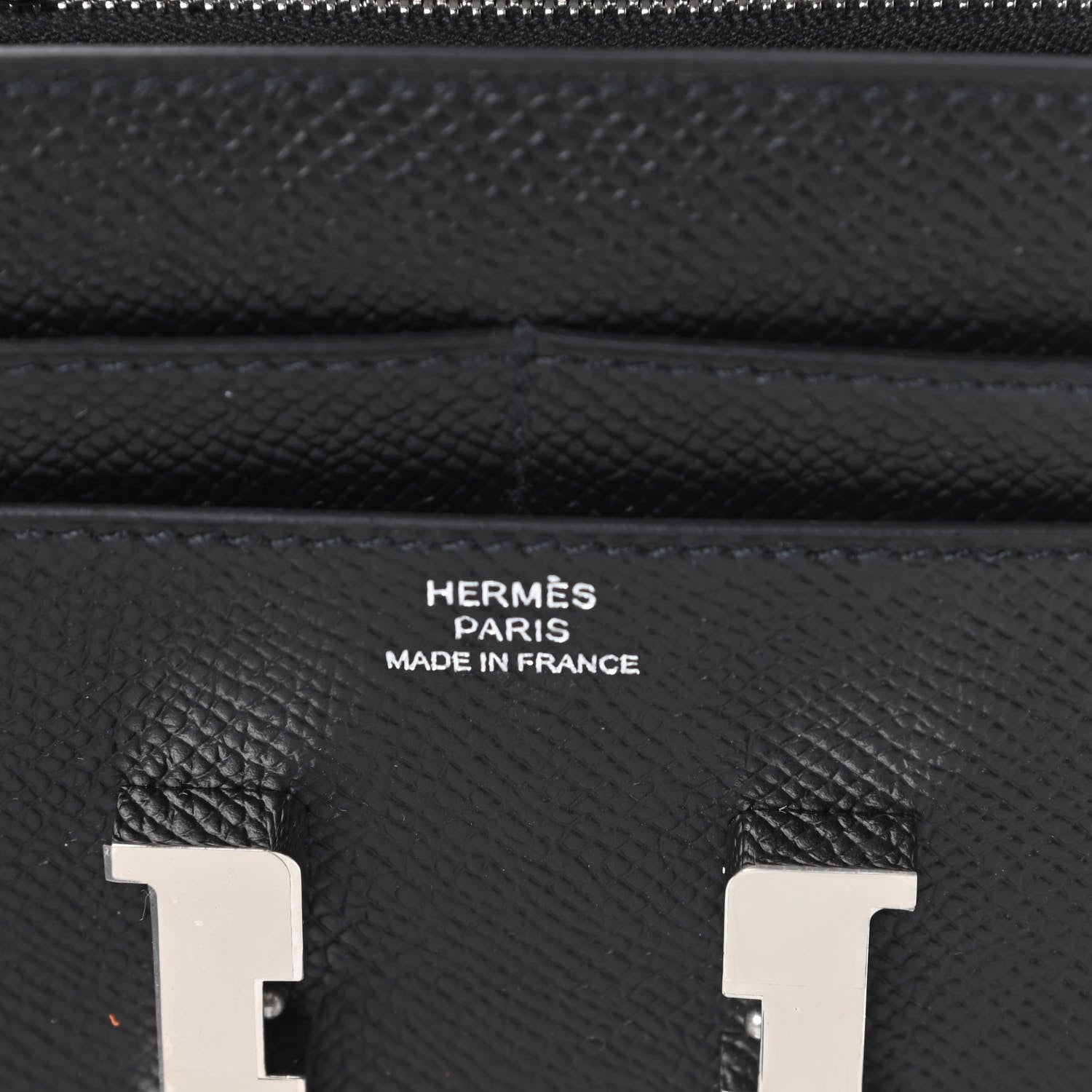 Hermes Epsom Constance Short Wallet Black 6 of 9