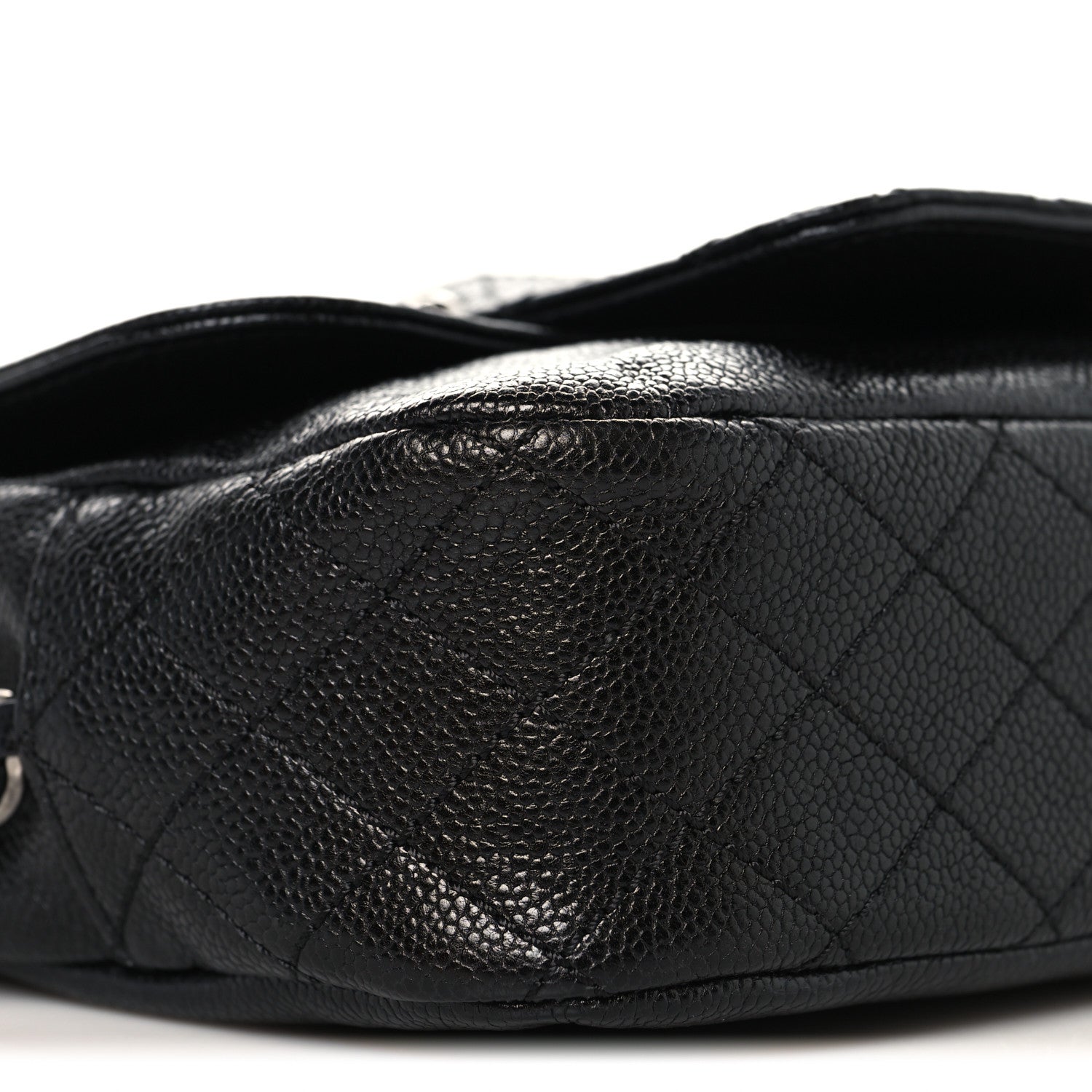 Chanel Glazed Caviar Small Pocket In The City Shoulder Bag Black 8 of 10