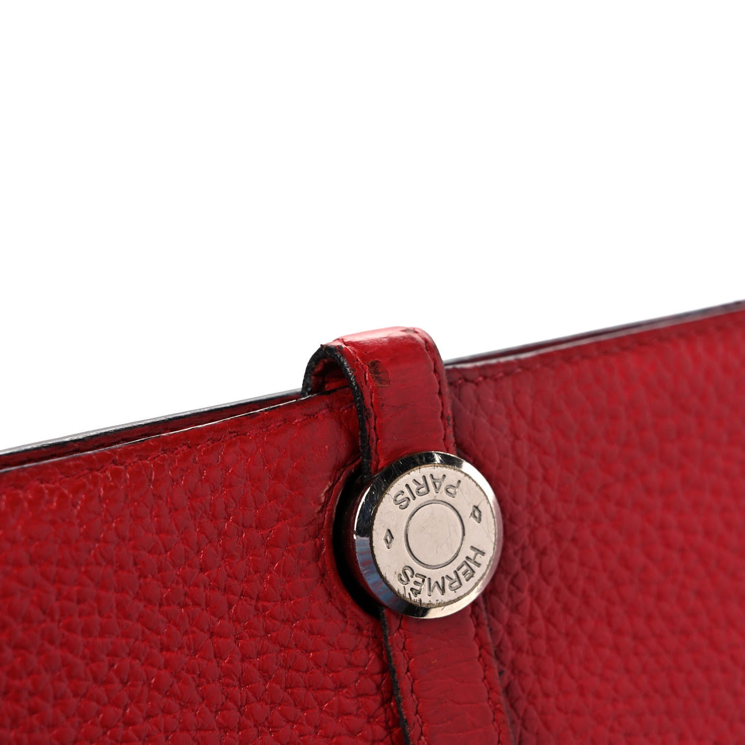 Hermes Togo Dogon Wallet Rouge Casaque 11 of 11