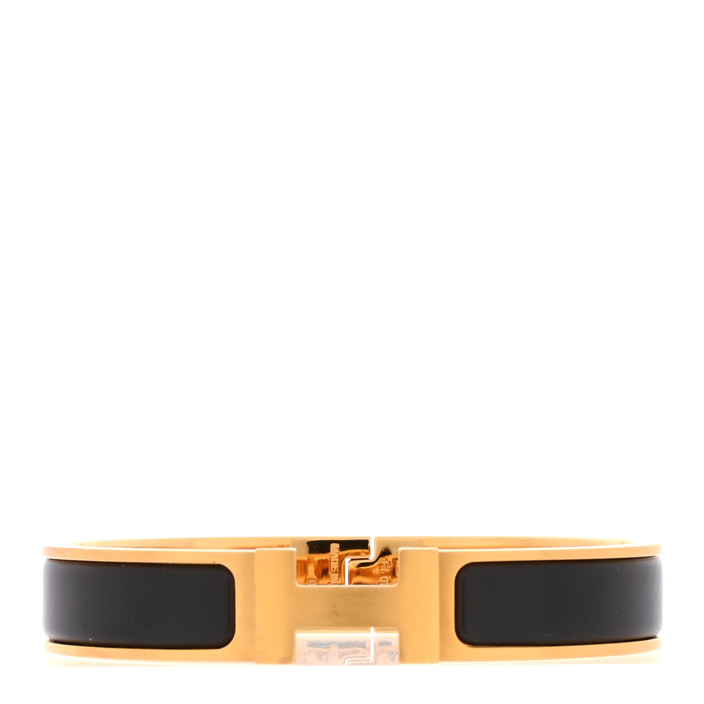 Matte Enamel Narrow Clic Clac HH Bracelet T5 Black