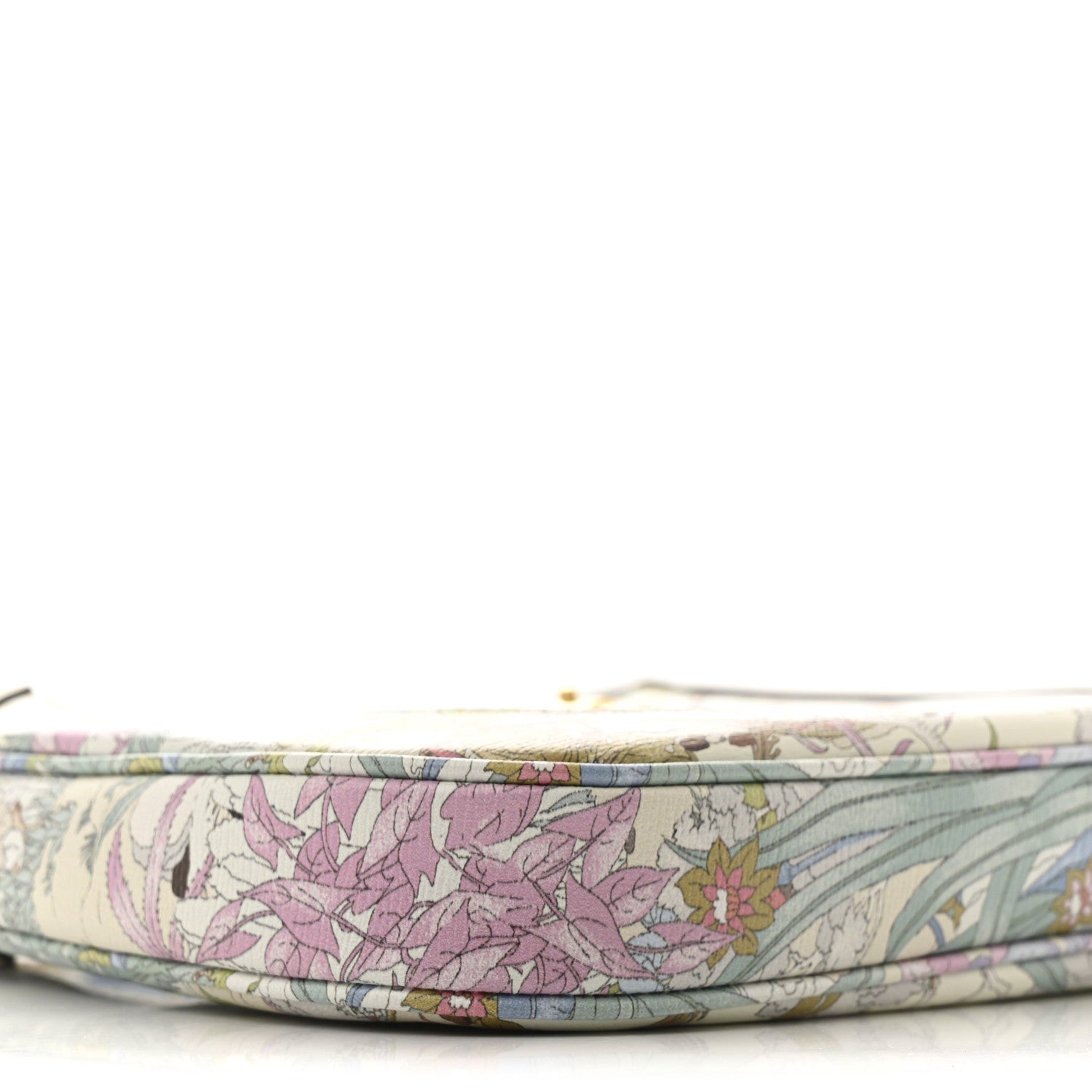 Gucci New Shangai Calfskin Tiger Savanah Small Jackie 1961 Hobo Chalky White Multicolor 9 of 10
