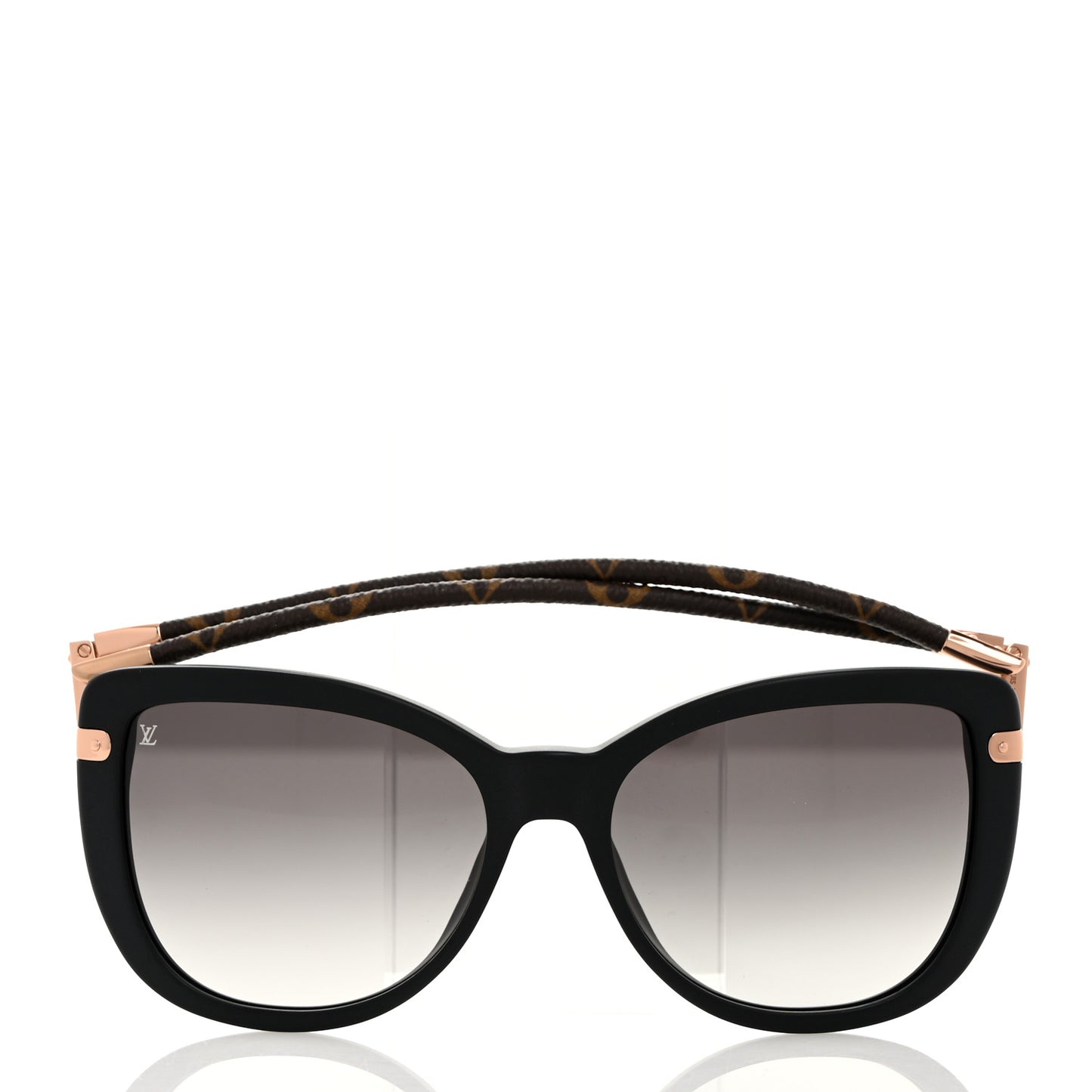 Monogram Acetate Charlotte Sunglasses Z0781E Black