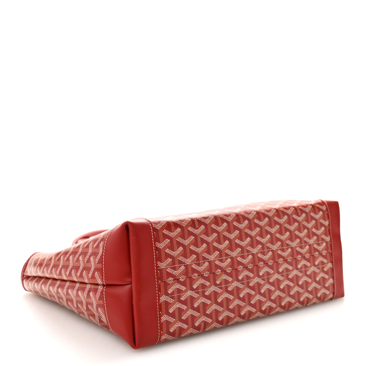 Goyard Goyardine Bellechasse Biaude MM Tote Red 4 of 11