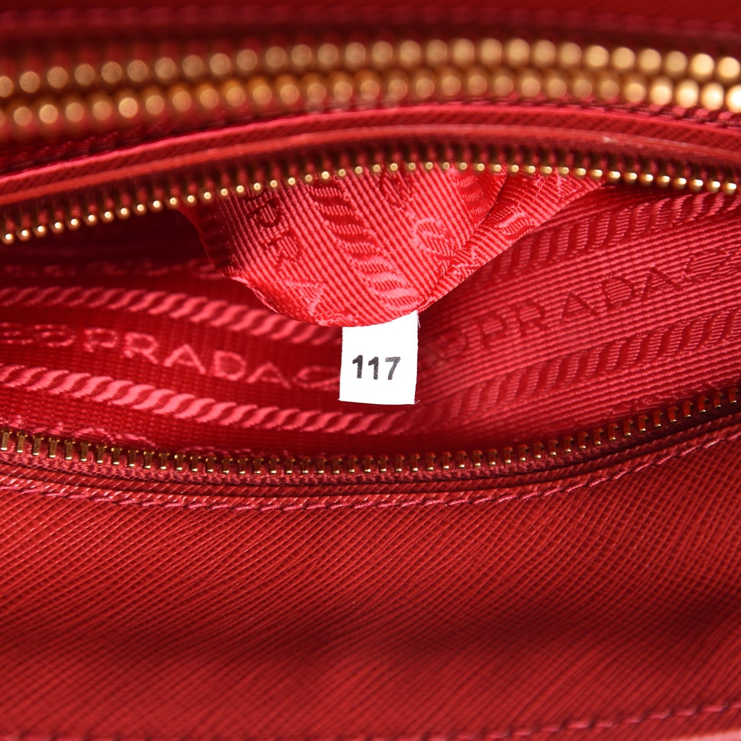Saffiano Lux Parabole Tote Fuoco