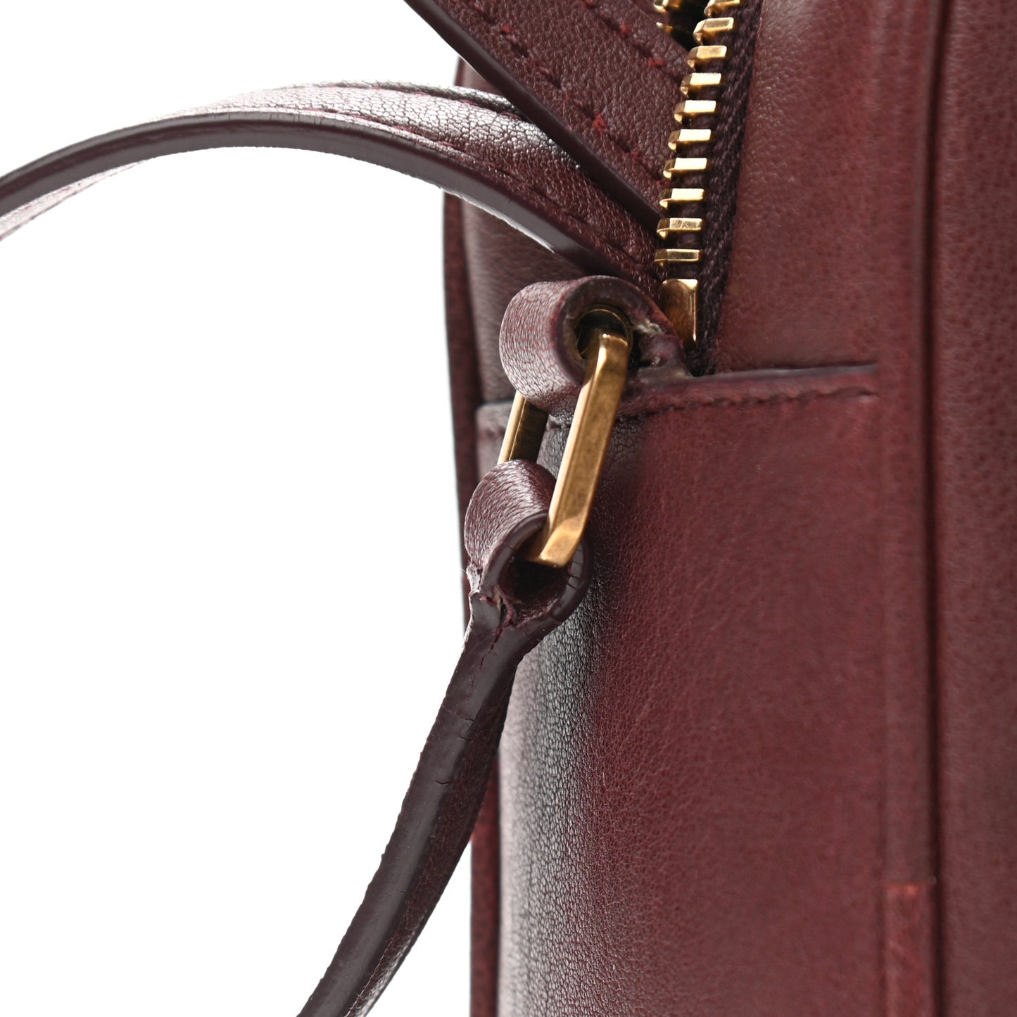 Lambskin Monogram Lou Camera Bag Burgundy
