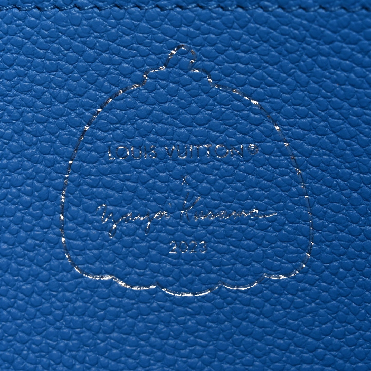 LV X YK Empreinte Zippy Wallet Blue White