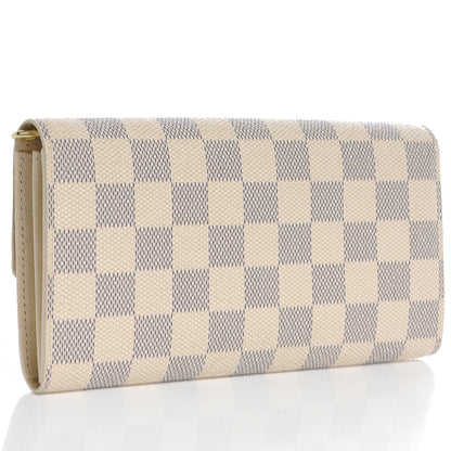 Louis Vuitton Damier Azur Sarah Wallet 3 of 8
