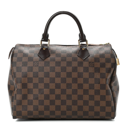 Louis Vuitton Damier Ebene Speedy 30 1 of 9