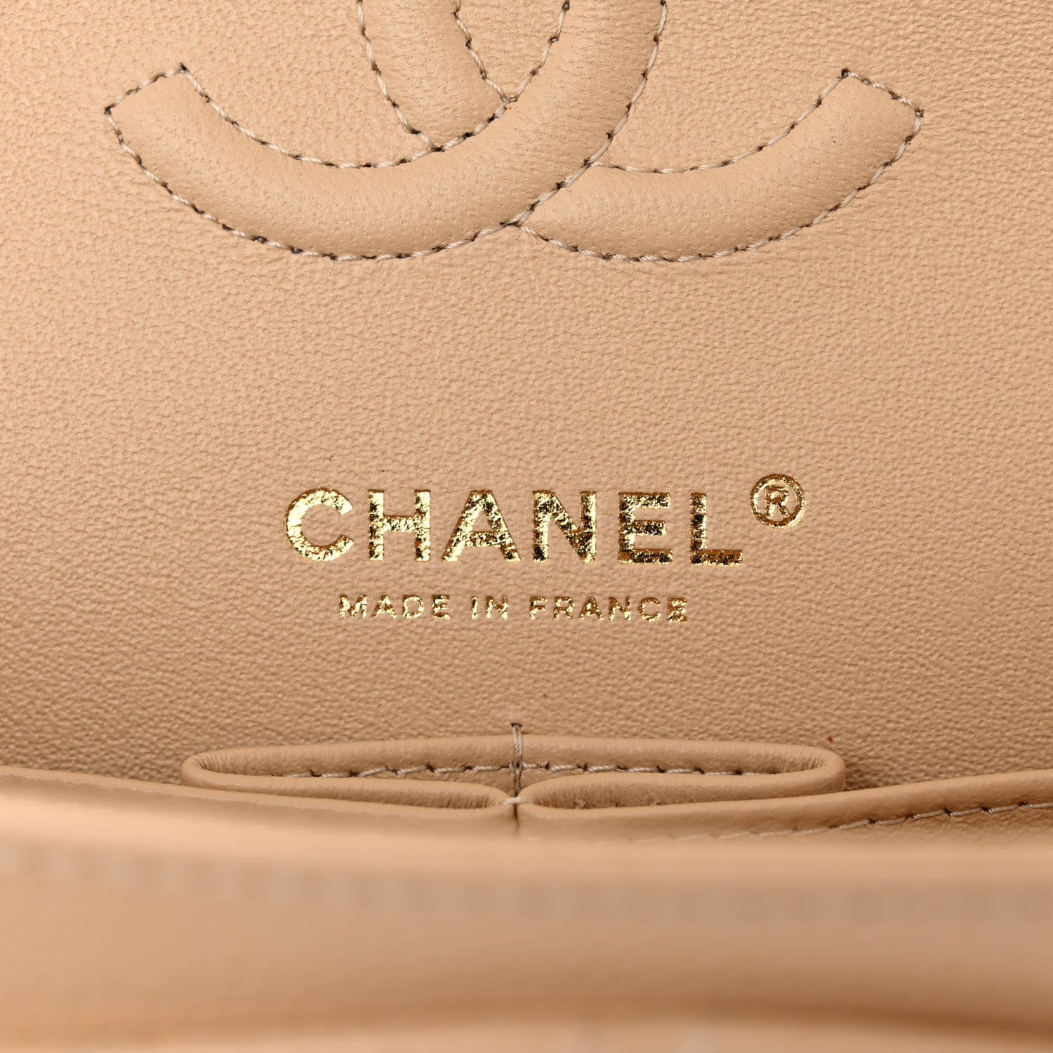 Chanel Caviar Quilted Small Double Flap Beige 6 of 11