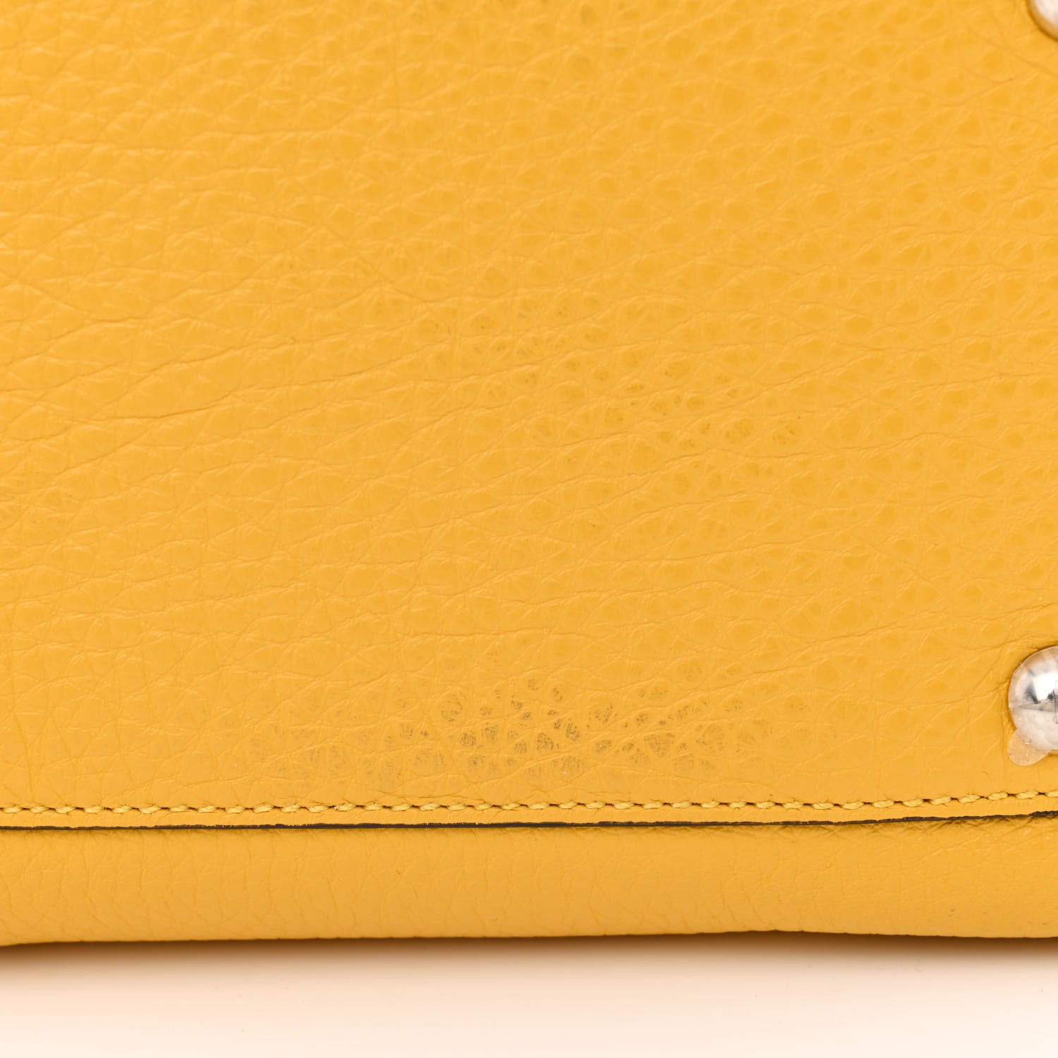 Fendi Cuoio Romano Selleria Raffia Bi-Color Woven Medium Peekaboo X-Lite Sunflower Paglia 12 of 13