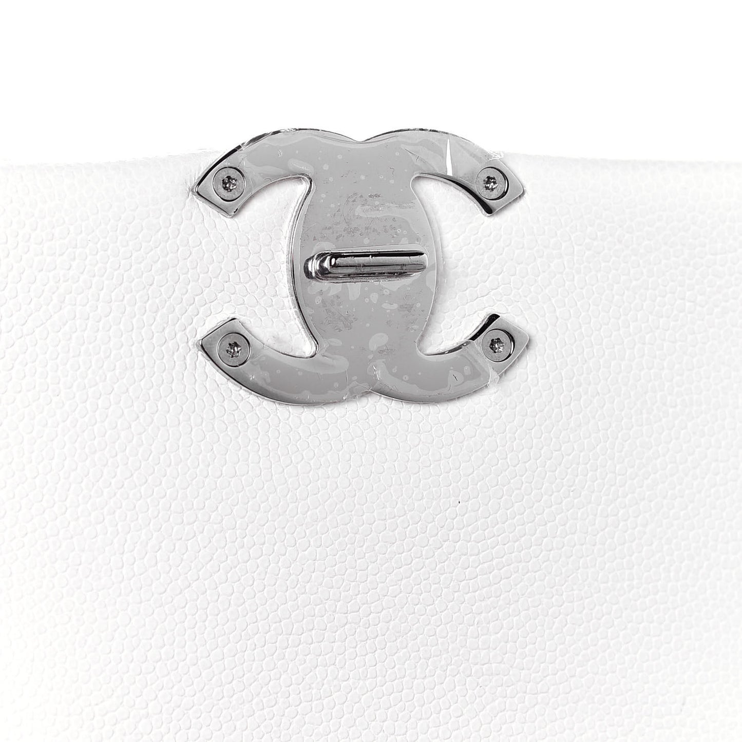 Caviar Quilted My Everything Small Flap White Black