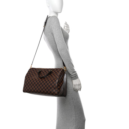Louis Vuitton Damier Ebene Speedy Bandouliere 35 2 of 11