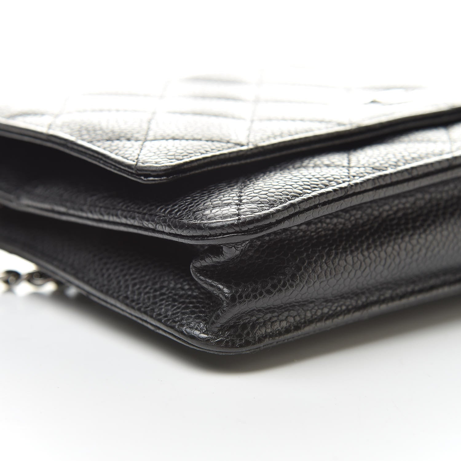 Chanel Caviar Quilted Wallet On Chain WOC Black 10 of 12