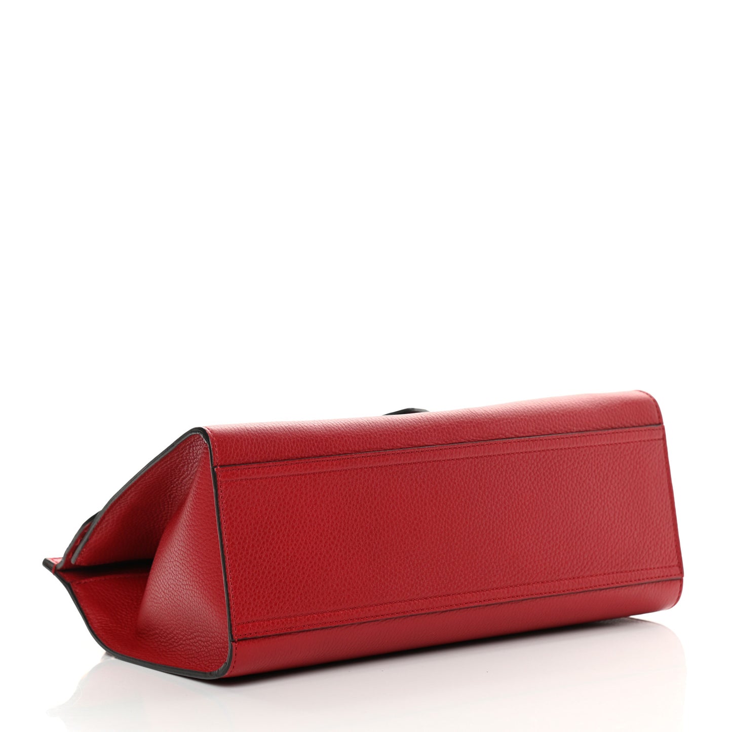 Calfskin Small GG Marmont Top Handle Bag Vulcanic Red