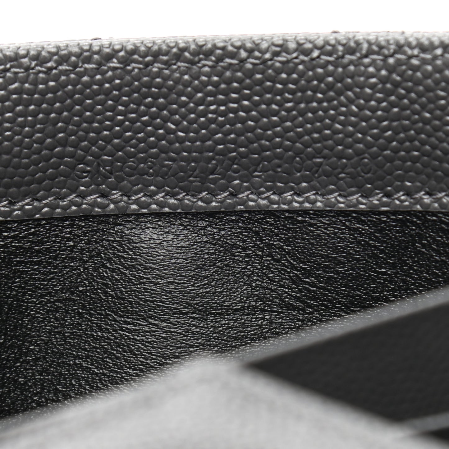 Grain De Poudre Matelasse Chevron Monogram Flap Wallet Storm