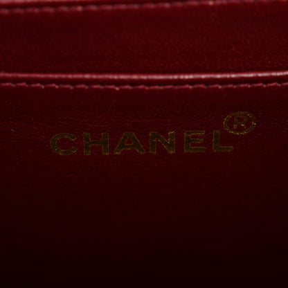 Chanel Lambskin Quilted XL Jumbo Single Flap Black 6 of 14