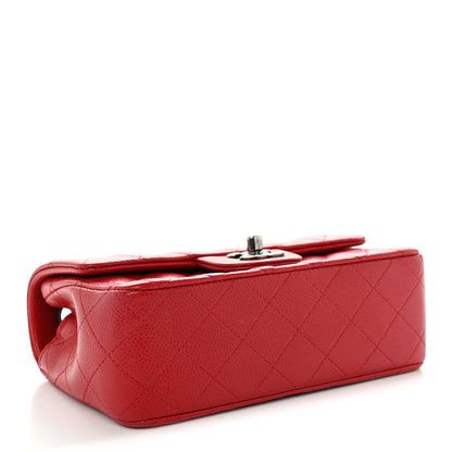 Chanel Caviar Quilted Mini Rectangular Flap Red 4 of 11