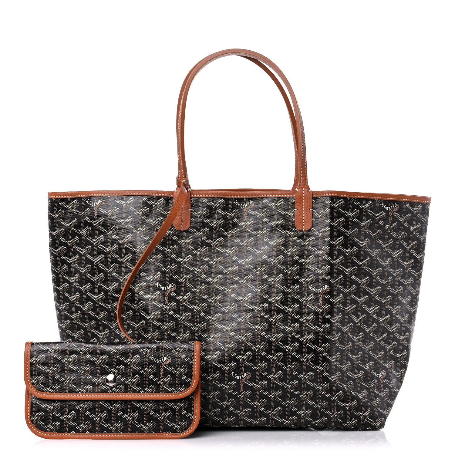 Goyard Goyardine Saint Louis PM Black Gold 1 of 9