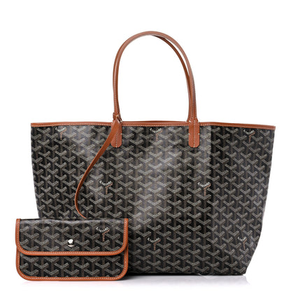 Goyard Goyardine Saint Louis PM Black Gold 1 of 9