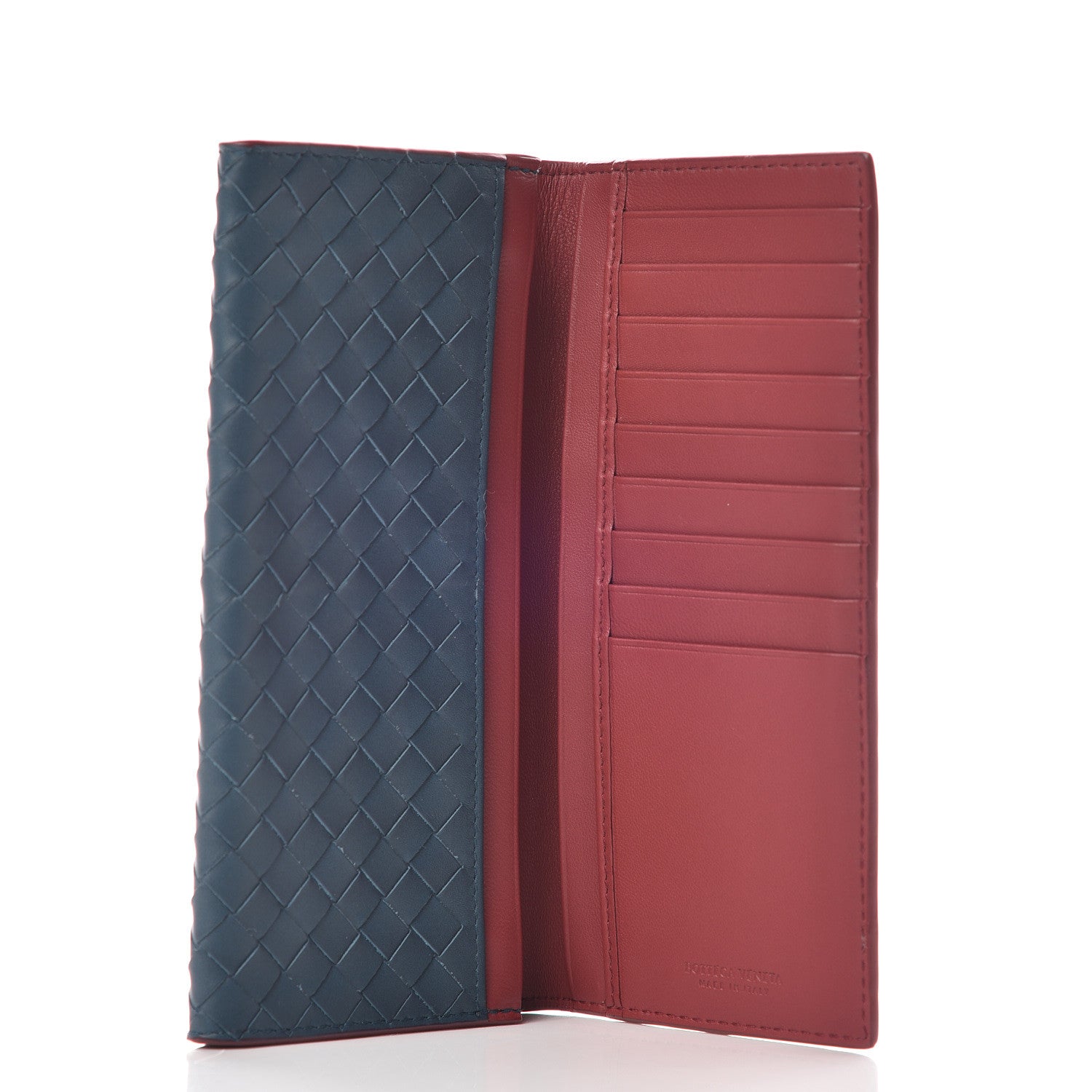 Bottega Veneta Nappa Intrecciato Continental Flap Wallet Brighton Baccara Rose 5 of 9
