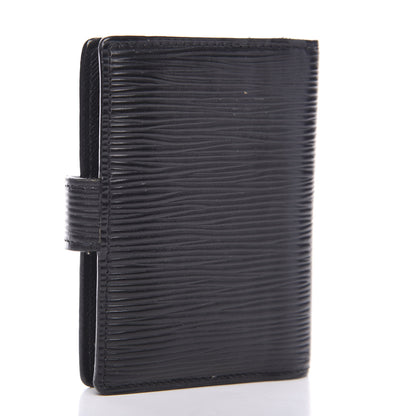 Louis Vuitton Epi Mini Agenda Cover Black 2 of 6