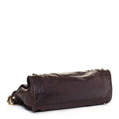 Balenciaga Agneau Giant 12 Gold Hardware City Cigare Fonce 4 of 17
