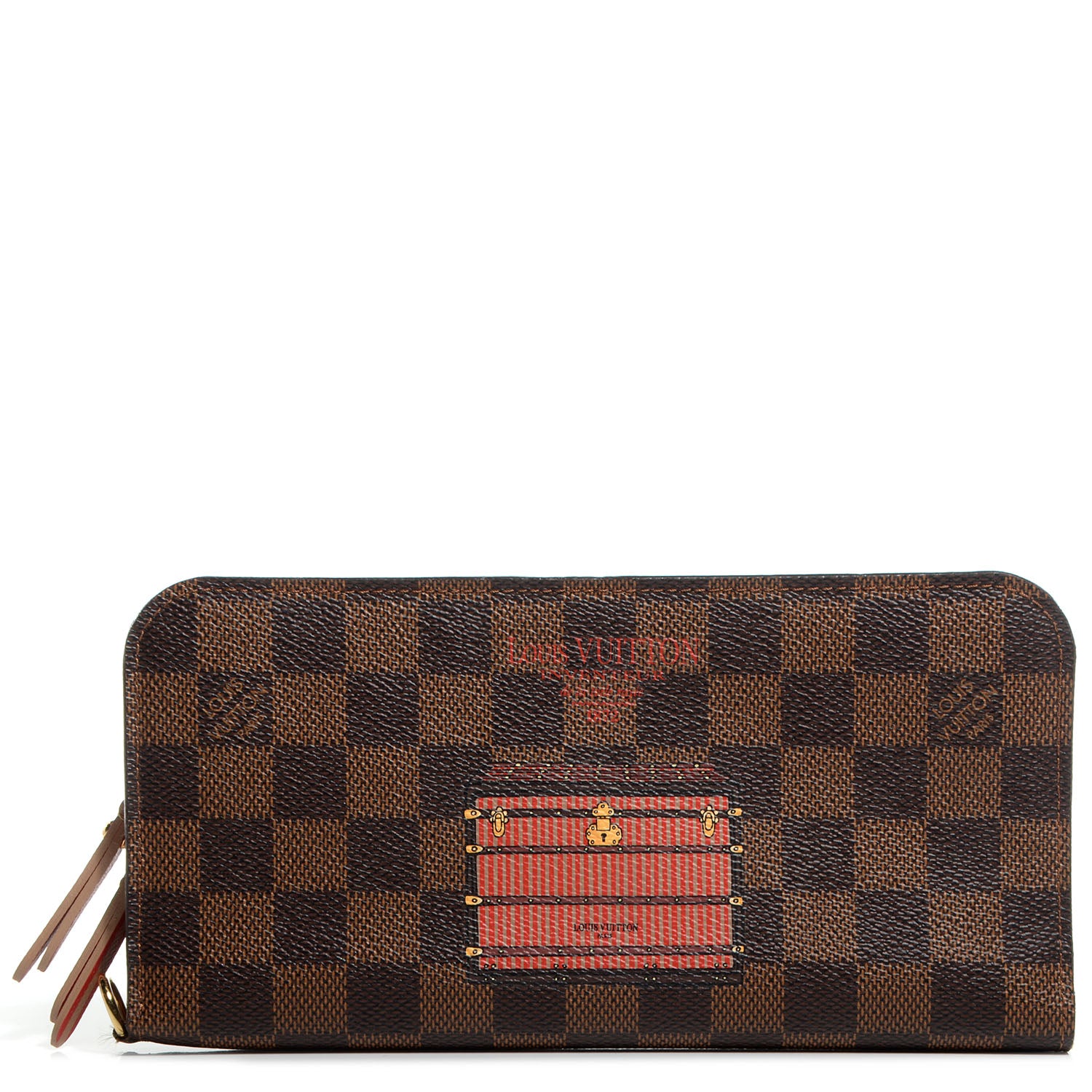 Louis Vuitton Damier Ebene Trunks and Locks Insolite Wallet 1 of 7