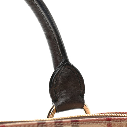 Burberry Haymarket Check Picadilly Bowler Brown 12 of 15