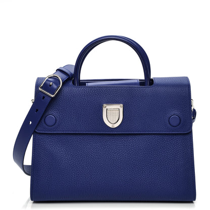 Christian Dior Bullcalf Medium Diorever Flap Yves Klein Blue 1 of 7