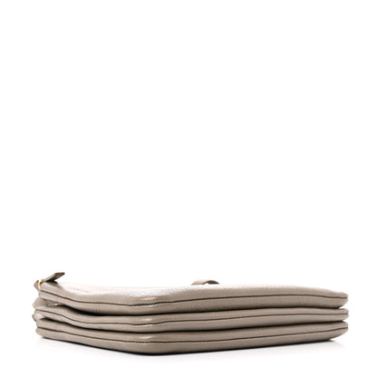 Celine Lambskin Small Trio Crossbody Bag Smoke 4 of 15