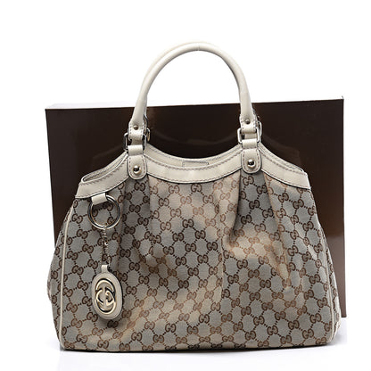 Gucci Monogram Medium Sukey Tote Off White 12 of 12