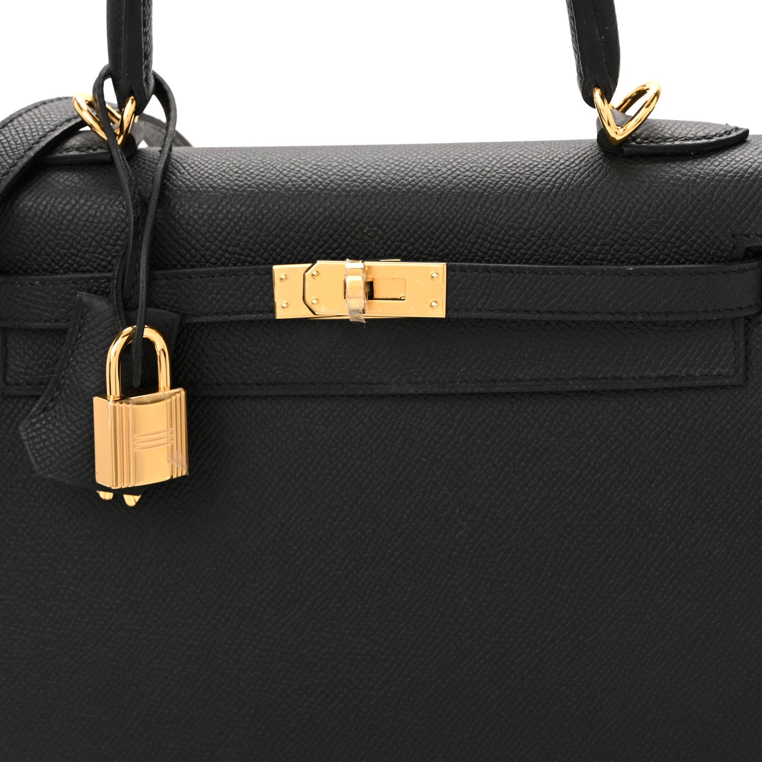 Hermes Epsom Kelly Sellier 25 Black 7 of 10