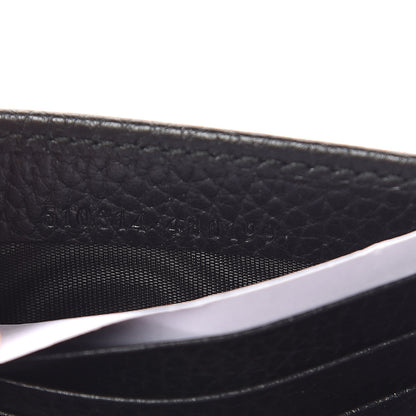 Gucci Dollar Calfskin Interlocking G Chain Wallet Black 7 of 10