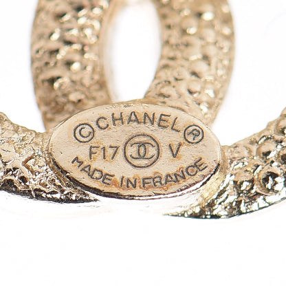 Chanel Crystal Mini CC Earrings Gold 4 of 5