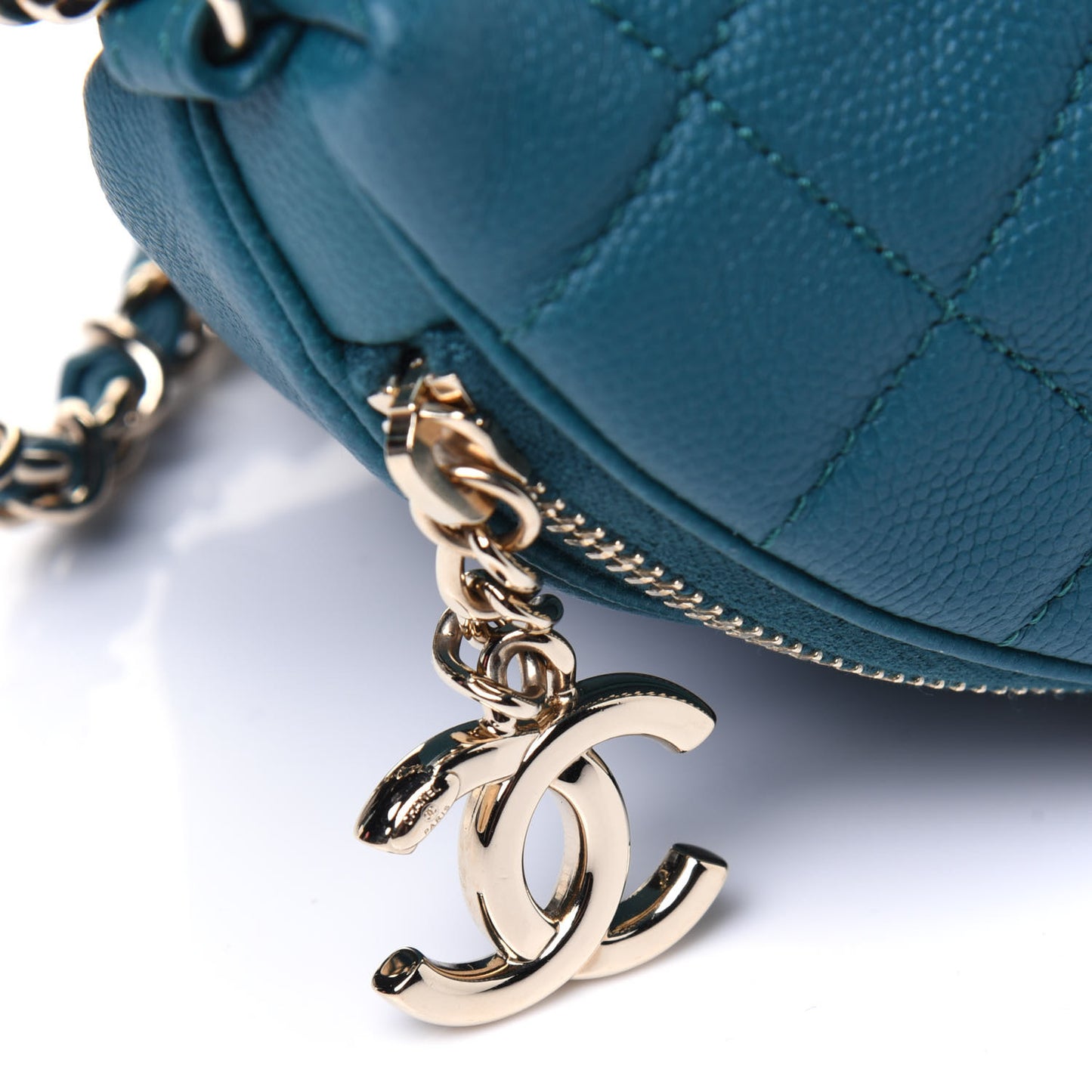 Caviar Quilted Business Affinity Waist Belt Bag Dark Turquoise