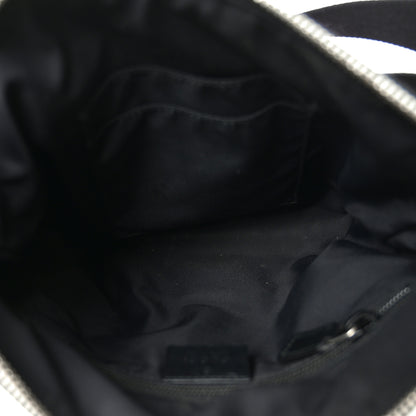 Gucci GG Supreme Monogram Web Messenger Bag Black 5 of 11