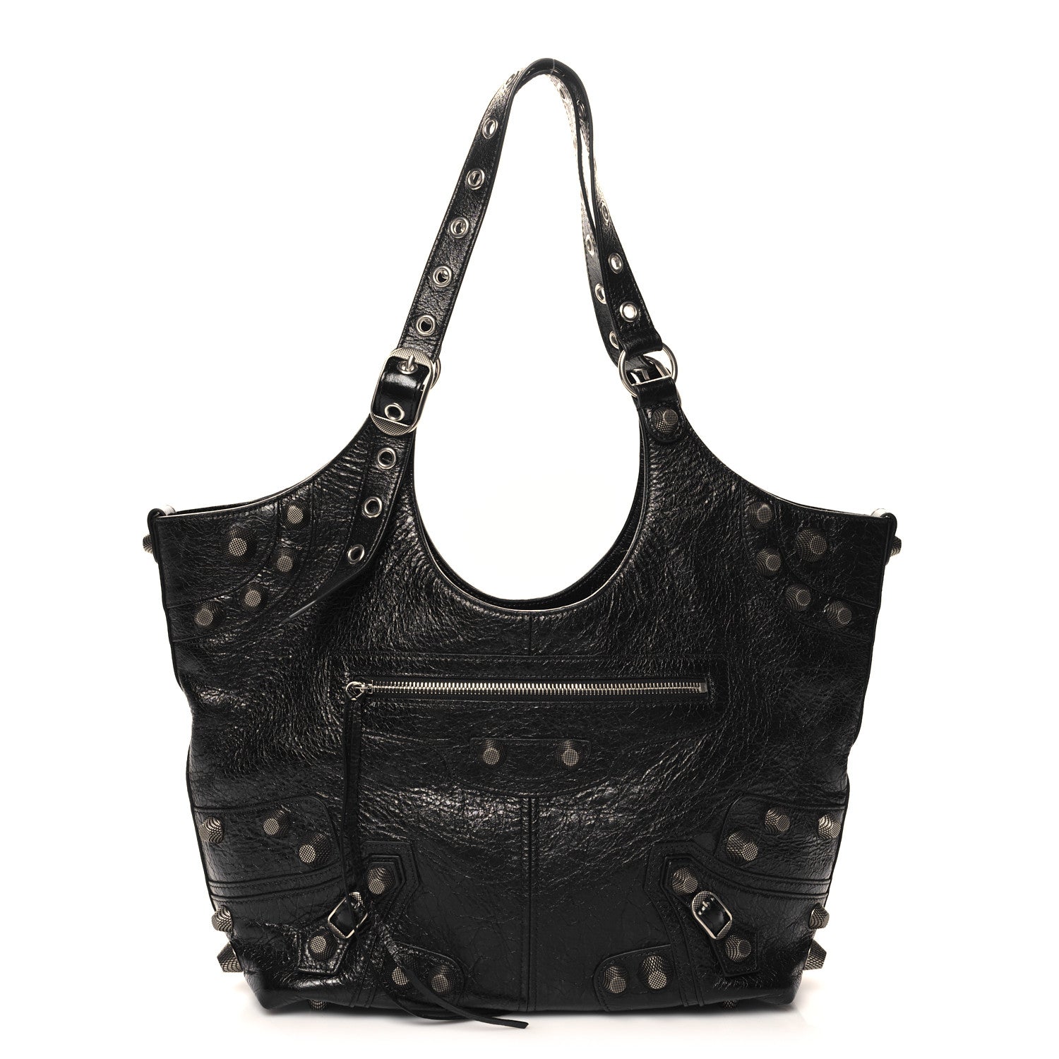 Balenciaga Agneau Arena Medium Le Cagole Carry All Bag Black 1 of 10