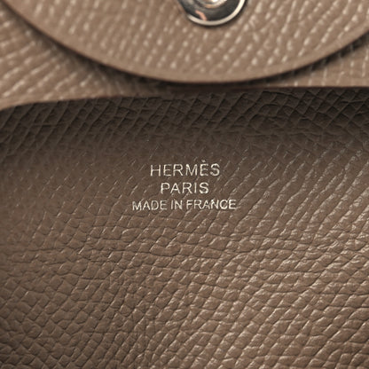 Hermes Epsom Bastia Coin Purse Etoupe 6 of 8