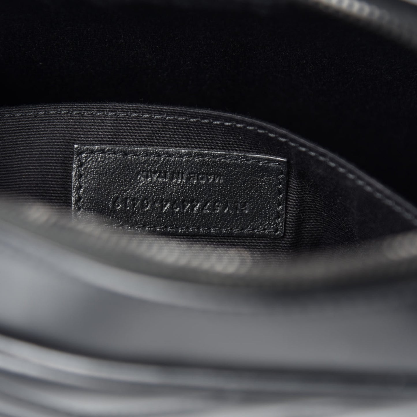 Calfskin Matelasse Monogram Lou Camera Bag Black