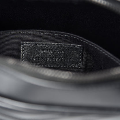 Saint Laurent Calfskin Matelasse Monogram Lou Camera Bag Black 9 of 10